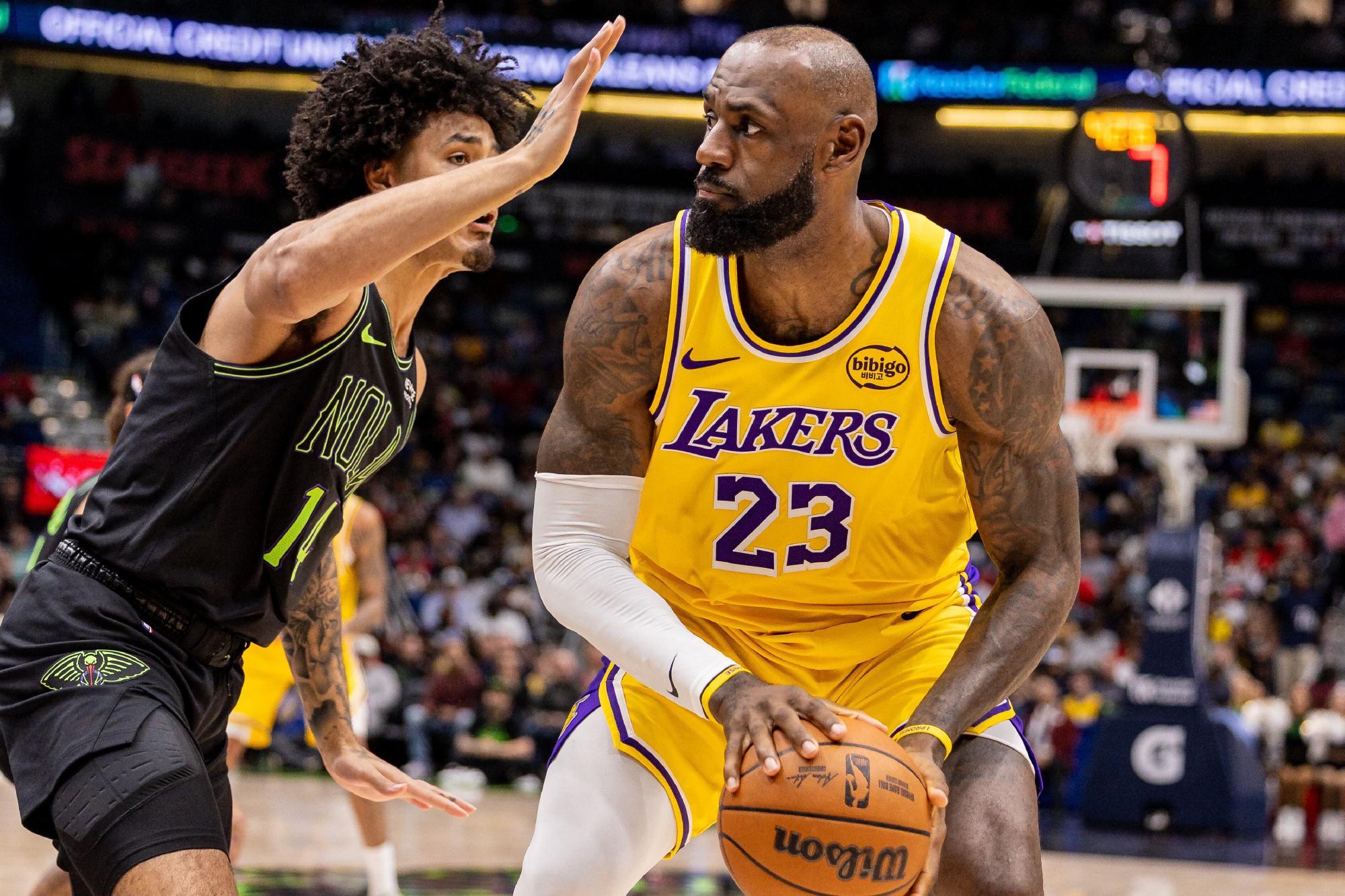 湖人胜鹈鹕取3连胜!詹姆斯1战轰下3大纪录,东契奇该向他学2件事